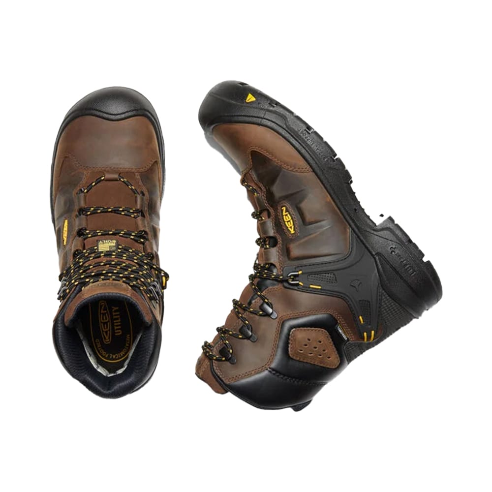 Keen Men's Dover 8 Inch Insulated Waterproof Work Boots with Carbon